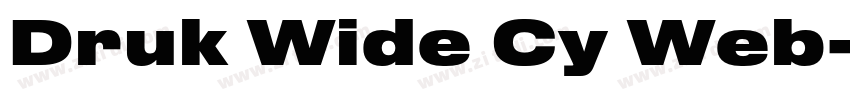 Druk Wide Cy Web字体转换